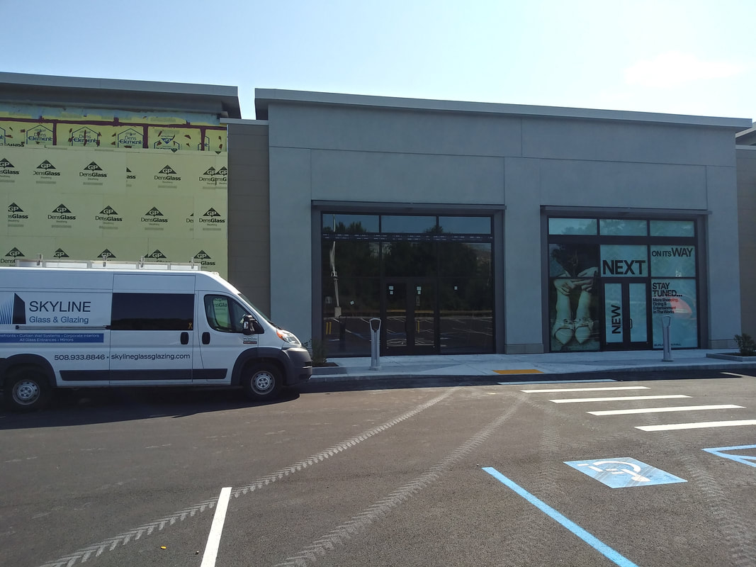 Burlington Mall Renovation — glazing by Skyline Glass & Glazing